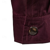 abordables camisa con botones para hombre-Hombre Camisa Camisa de verano Camisa casual Abotonar la camisa Negro Vino Verde Ejército Manga Larga Plano Diseño Vacaciones Hawaiano Botones Ropa Mezcla de Algodón Moda Casual Cómodo