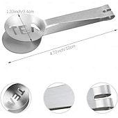 baratos Utensílios &amp; Aparelhos de Cozinha-Espremedor de saquinhos de chá de aço inoxidável, suporte para saquinhos de chá, clipe para filtro, colher para saquinhos de chá, pinça para saquinhos de chá para chá a granel, pegador de cubos de