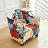 preiswerte Sesselabdeckung &amp; Armless Chair Cover-Polarfleece-Clubsesselbezug, haustierfreundlicher Stretch-Wannensesselbezug, Einzelsofa-Couchbezug für Haustiere, waschbarer Möbelschutz für das Wohnzimmer