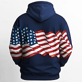  4η Ιουλίου 2026 250η Ημέρα Μνημονεύσεως Ανδρικό Streetwear Σχεδιαστής Crew Neck Μακρύ Μανίκι Hoodie Sweatshirt Υπαίθρια Αθλητικά Δρόμο