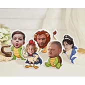 baratos Têxteis-Almofada personalizada com foto personalizada, almofada humanóide criativa faça você mesmo, presente de aniversário engraçado para amigos, almofada com foto exclusiva, presentes com foto