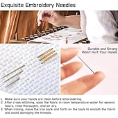 cheap Sewing &amp; Knitting &amp; Crochet-US 250th Anniversary Cross Stitch Kit Personalized Patriotic Cross Stitch Kits Commemorative Embroidery for Beginners Stamped and Counted Style Gifts for Veterans Military Fans