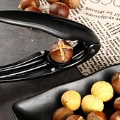 お買い得  キッチン用品＆小物-栗皮むき器 ナッツクラッカーツール ステンレススチール クロスカッター 多機能 クルミクランプ 栗殻開け器 耐久性のあるキッチンガジェット 簡単にナッツを開ける 家庭用調理アクセサリー