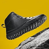 Miesten Bootsit 오피스 / 비즈니스 Pluskoko Kävely Vapaa-aika Päivittäin PU-nahka Mukava Nauhat Musta Valkoinen Keltainen halpa Nilkkurit-Miesten Bootsit 오피스 / 비즈니스 Pluskoko Kävely Vapaa-aika Päivittäin PU-nahka Mukava Nauhat Musta Valkoinen Keltainen