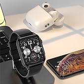 رخيصةأون ساعات ذكية-P6MAX ساعة ذكية 1.96 بوصة سمارت ووتش بلوتوث عداد الخطى متتبع النوم رصد معدل ضربات القلب تذكير المستقرة أجد هاتفي متوافق مع IP 67 رصد معدل ضربات القلب مكالمات بدون يد رياضات العناية الصحية
