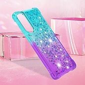 Χαμηλού Κόστους Samsung Θήκη-τηλέφωνο tok Για Samsung Galaxy S25 S24 S23 S22 Plus Ultra A14 A34 Α54 A24 Α73 Α53 Πίσω Κάλυμμα Bling Glitter Shiny Ανθεκτική σε πτώσεις Διαβάθμιση χρώματος PC