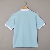 Pánské Golfová košile Vaflové pletené polo tričko Obchod Ležérní Klasický Krátký rukáv Módní Moderní Pevná barva Knoflíky Léto Jaro Žlutá Námořnická modř Khaki Světle modrá Golfová košile levne Pánské klasické polo-Pánské Golfová košile Vaflové pletené polo tričko Obchod Ležérní Klasický Krátký rukáv Módní Moderní Pevná barva Knoflíky Léto Jaro Žlutá Námořnická modř Khaki Světle modrá Golfová košile