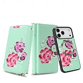 cheap iPhone Cases-Phone Case For iPhone 17 Pro Max 17 Air 16 15 14 Pro Max Plus 13 Pro Max Wallet Case Detachable Full Body Protective with Lanyard Retro Genuine Leather