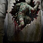 olcso Fiú Halloween jelmezei-Mindszentek napja Fiú 3D Koponya Pulóver Hosszú ujj Tavasz Ősz Divat Alap Gyerekek 4-12 év Terített nyak Szabadtéri Hétköznapi Napi Normál