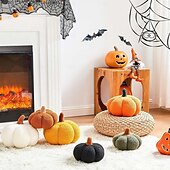 cheap Throw Pillows &amp; Covers-Creative Pumpkin Pillow Plush Cushion, Halloween &amp; Christmas Decorative Throw Pillow for Sofa, Bed, and Home Decor