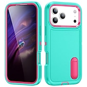お買い得  iPhone用ケース-電話 ケース 用途 iPhone 17 Air 16 15 14 Pro Max Plus 16e 13 Pro Max バックカバー キックスタンド 耐衝撃 レトロ風 TPU PC