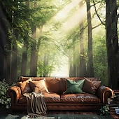 cheap Wall Tapestries-Tapestry Blanket Wall Hangings Forest Tropical 3D Bedroom Living Room Dorm Home Decor