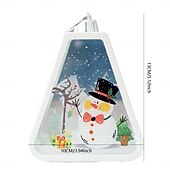 halpa sisätilojen jouluvalot-1 kpl 13 * 10 cm jouluinen led-elektroninen kynttilä retro-tuulivalo riippuva lyhty sisä- ja ulkokäyttöön kokoontumispöytäilmakehä koristevalo pieni lehtivalo ag10 * 3 paristoa