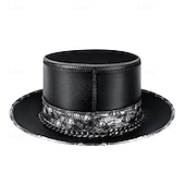 abordables Chapeau Fedora-Homme Chapeau de Soleil Chapeau de Fête Noir EPE Mode Occasionnel Halloween Rue Quotidien Crânes Confortable Respirant