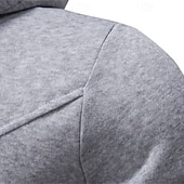 baratos hoodies básicos dos homens-Homens Moletom Full Zip Hoodie Preto Vermelho Cinza Claro Cinzento Escuro Com Capuz Tecido Patchwork Desportos e Ar livre Casual Diário Roupa de rua Legal Roupa de Esporte Primavera &amp; Outono Roupa