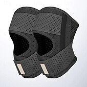 baratos Acessórios de Corrida-Feminino Pacote com 2 joelheiras de compressão esportiva Anti-Escorregar Tecido Dor no joelho Suporte de joelho Para Exercite-se LCA Levantamento de peso