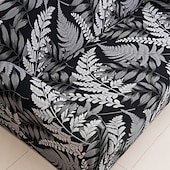 baratos Cobertura de Sofa-Capa elástica para sofá de 1 peça com estampa de plantas, capa horizontal para todas as estações para sofá de sala de estar de 1/2/3/4 lugares, capa protetora macia para sofá