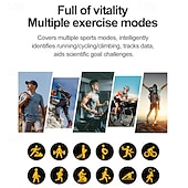 abordables Relojes inteligentes-iMosi ET472 Reloj inteligente 1.53 pulgada Smartwatch Reloj elegante Bluetooth ECG + PPG Podómetro Recordatorio de Llamadas Compatible con Android iOS Mujer Hombre Llamadas con Manos Libres