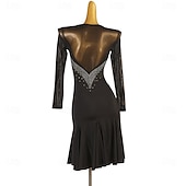 ieftine rochie de concurs-rochie de dans latin pentru femei rochii de antrenament pentru dans rumba rochii de performanță