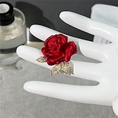 cheap Pins and Brooches-Brooches Classic Retro Flower Vintage Stylish Artistic Brooch Jewelry Watermelon For Wedding Party Gift Engagement Prom Festival