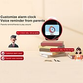 お買い得  テスター＆検出器-人気のスマートAI目覚まし時計、子供用液晶ディスプレイ、充電式バッテリー、Wi-Fi機能、AI音声制御スマートキッズタイマー