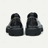 billige Klassiske Pensko-Herresko med burgunderfargede brogues og oxford-sko, klassiske snøresko for kontoret, banketter og spesielle anledninger