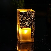 economico Luci decorative-Lampada da tavolo a bolle di cristallo acrilico a led, creativa, personalizzata, per ristorante, atmosfera KTV, lampada da comodino, piccola luce notturna, lampada da tavolo decorativa, ricarica USB,