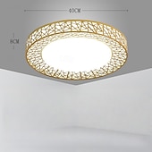 cheap Lantern Design-Modern Round LED Ceiling Light, Creative Metal Acrylic Design Lighting Dimmable with Remote Control Minimalist Ceiling Lamp Living Room Lamp Hallway, Bedroom