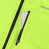 cheap Men&#039;s Jackets &amp; Gilets-Arsuxeo Men&#039;s Cycling Jacket Windbreaker Fleece Jacket Winter Warm Ventilation Back Pocket Comfortable Bike Jacket Tracksuit Mountain Bike MTB Road Bike Cycling City Bike Cycling Black Red Blue Bike