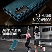 cheap Samsung Cases-Phone Case For Samsung Galaxy Z Fold 7 Magnetic Adsorption Wallet Case Magnetic Full Body Protective Kickstand TPU PU Leather