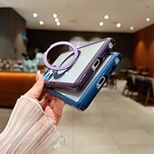 halpa Samsung-kotelot-puhelin Etui Käyttötarkoitus Samsung Galaxy S25 Ultra Plus S25-reuna S24 Plus Takakuori Tukee langatonta latausta Tukijalka Iskunkestävä Retro TPU
