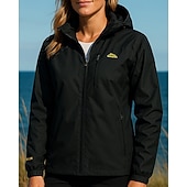 ieftine Jachete impermeabile-Pentru femei Αντιανεμικό Jachetă Softshell Μπουφάν πεζοπορίας În aer liber Impermeabil Respirabil Îmbrăcăminte pentru drumeții Primăvară Toamnă Topuri Pescuit Camping / Drumeții / Speleologie Alergat