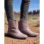 Недорогие Ботильоны-женские коричневые ботильоны из искусственной замши в стиле вестерн – ковбойские сапоги на низком каблуке в винтажном стиле для повседневных образов