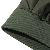 economico Giubbotti Cargo-Per uomo Giacca utility Giacca Cargo Giacca Casual Vacanza Quotidiano Resistente all'usura Tasca Primavera Autunno Mimetico Moda Classico Bavero Regolare Nero Verde Cachi Verde militare Giacca