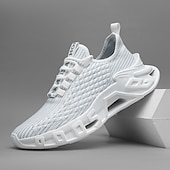 cheap Men&#039;s Sneakers-Men&#039;s Red Fashion Sneakers – Breathable Lace-Up Sport Shoes with Modern Sole Design for Running, Gym, Streetwear and Casual Weekend Outfits