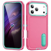 お買い得  iPhone用ケース-電話 ケース 用途 iPhone 17 Air 16 15 14 Pro Max Plus 16e 13 Pro Max バックカバー キックスタンド 耐衝撃 レトロ風 TPU PC