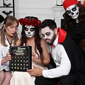 Χαμηλού Κόστους Halloween Hanging &amp; Tabletop Decorations-15/7/31 ημέρες νύχτες τρόμου κουτί αντίστροφης μέτρησης για το Halloween με φιγούρες ημερολόγιο advent για το Halloween 2025 κουτί δώρου τρομακτική κούκλα συλλεκτικές φιγούρες τρόμου κρεμαστά γούρι