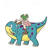 billige Personlige tekstiler-personlig ansiktspute med bilde, tilpassede barneputer med dinosaurridning, bursdagsgaver til gutter, morsom stygg pute, spesialformet pute, utstoppet dinosaur