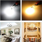 cheap LED Bi-pin Lights-10pcs Dimmable G4 COB LED Light Bulbs Halogen Lamp Replacement 3000K/6000K 2W 3W AC/DC 12V Crystal Spotlight Bulb