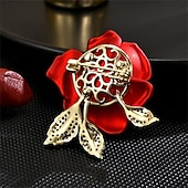 cheap Pins and Brooches-Brooches Classic Retro Flower Vintage Stylish Artistic Brooch Jewelry Watermelon For Wedding Party Gift Engagement Prom Festival