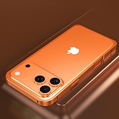 Недорогие Чехлы для iPhone-телефон Кейс для Назначение iPhone 17 Pro Max 17 Air 17 Противоударная рамка Защита от удара Ретро Металл