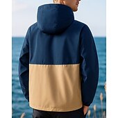 ieftine Jachete impermeabile-Bărbați Αντιανεμικό Jachetă Softshell Μπουφάν πεζοπορίας În aer liber Impermeabil Rezistent la Vânt Respirabil Îmbrăcăminte pentru drumeții Primăvară Toamnă Topuri Pescuit Camping / Drumeții