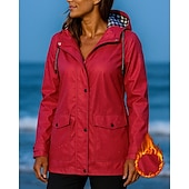 Недорогие Водонепроницаемые куртки-Новогодняя тематика Жен. Ветровка Куртка для активного отдыха Куртка для туризма и прогулок На открытом воздухе Водонепроницаемость С защитой от ветра Быстровысыхающий Легкость