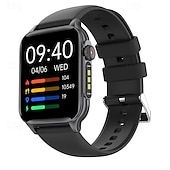 رخيصةأون ساعات ذكية-P6MAX ساعة ذكية 1.96 بوصة سمارت ووتش بلوتوث عداد الخطى متتبع النوم رصد معدل ضربات القلب تذكير المستقرة أجد هاتفي متوافق مع IP 67 رصد معدل ضربات القلب مكالمات بدون يد رياضات العناية الصحية