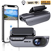 abordables DVR pour voiture-2160P Enregistrement automatique au démarrage DVR de voiture 170 Degrés Grand angle CMOS 4 pouce / Pas d&#039;écran (sortie par APP) Dash Cam avec Vision Nocturne / Enregistrement en boucle / USB-Disk Non