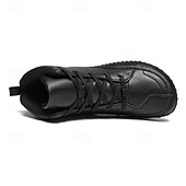 Miesten Bootsit 오피스 / 비즈니스 Pluskoko Kävely Vapaa-aika Päivittäin PU-nahka Mukava Nauhat Musta Valkoinen Keltainen halpa Nilkkurit-Miesten Bootsit 오피스 / 비즈니스 Pluskoko Kävely Vapaa-aika Päivittäin PU-nahka Mukava Nauhat Musta Valkoinen Keltainen