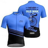  Муж. Велокофты Графика Буквы и цифры С короткими рукавами Велоспорт Джерси Верхняя часть с 3 задними карманами Горные велосипеды Шоссейные велосипеды