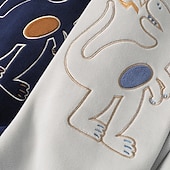 billiga Pojkars basebolljackor-Barn Unisex Fleece-jacka Baseballjackor Ytterkläder Färgblock Långärmad Komfort Knappar Håller värmen Mjukt Fleece Täcka Utomhus Mode Dagligen Blå Grön Grå Vår Höst 4 år +