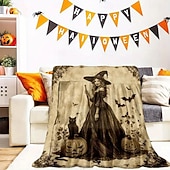 economico Coperte e plaid-coperte in pile Coperta per divano Strega Rustico Da serata Divano Da letto Coperta decorativa Coperta calda Arredamento per la casa