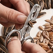 economico Utensili e gadget da cucina-1/2 strumento per rompere i semi: apriscatole per semi di girasole, apriscatole per gusci di noci, pinoli, nocciole &amp;sgranare gli snack, pratico gadget da cucina